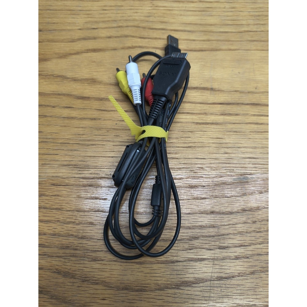 SONY TYPE 2 II TWO CAMERA CABLE CORD USB RCA ZCAT1325 0530 OFFICIAL OEM